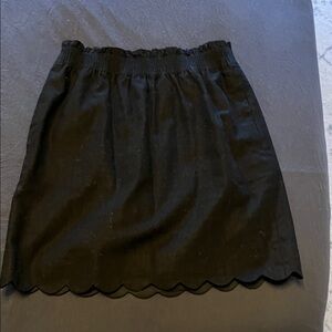 J. Crew Factory Black Mini Skirt